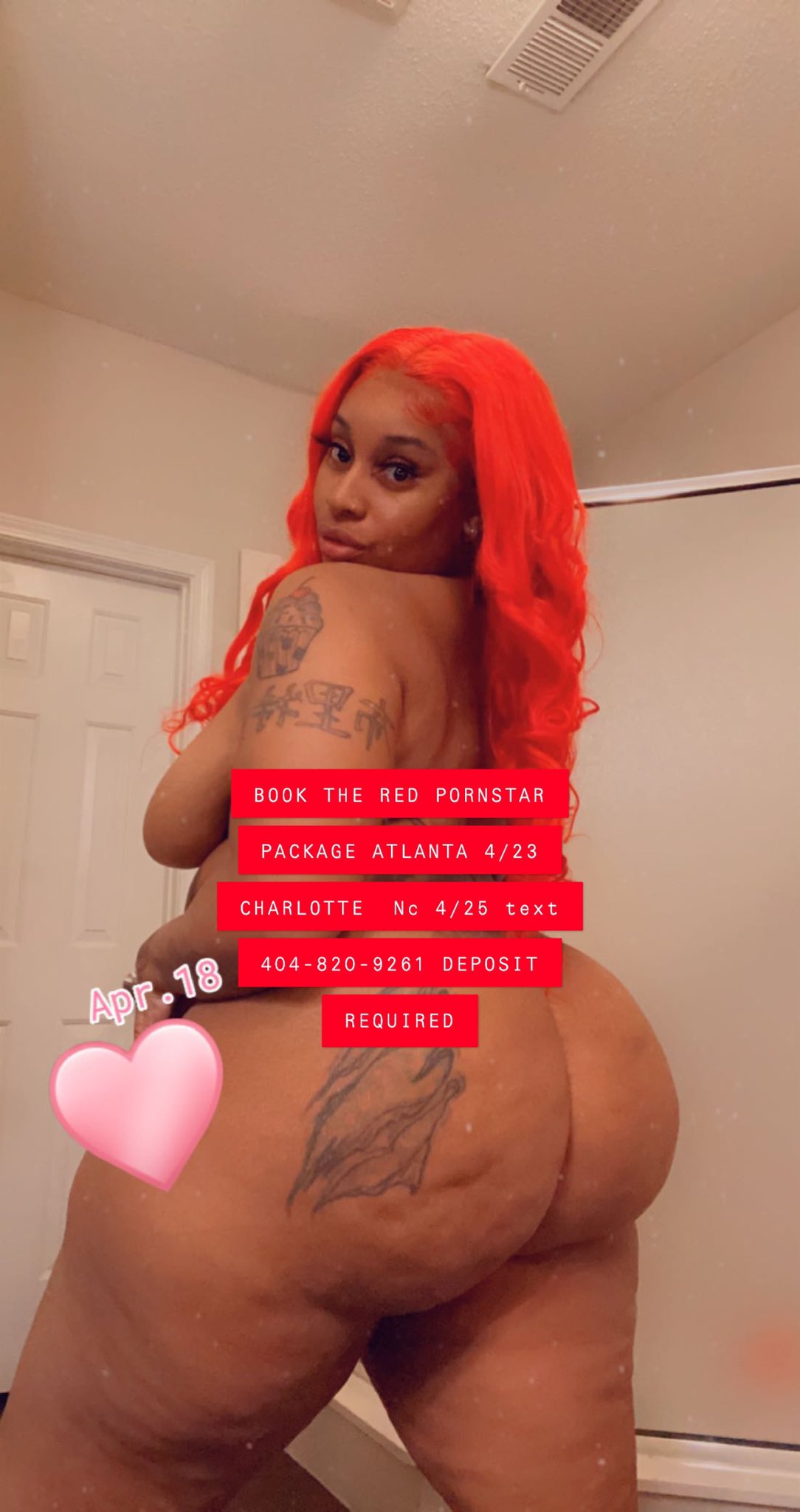 TW Pornstars - MonroeSweetsXXX. Twitter. BOOK THE RED PORNSTAR PACKAGE  ATLANTA 423 CHARLOTTE Nc. 4:31 AM - 22 Apr 2021