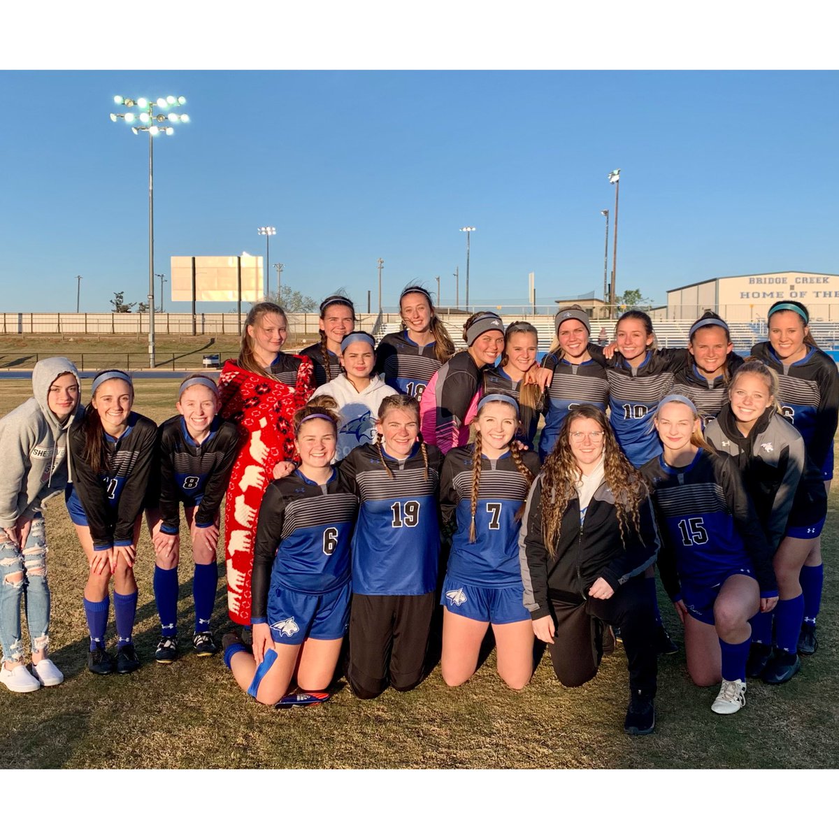 Senior Night was a success &amp; finished the game with a 10-0 win. Bobcat soccer is currently 9-1 and has the last district game tomorrow at Atoka!