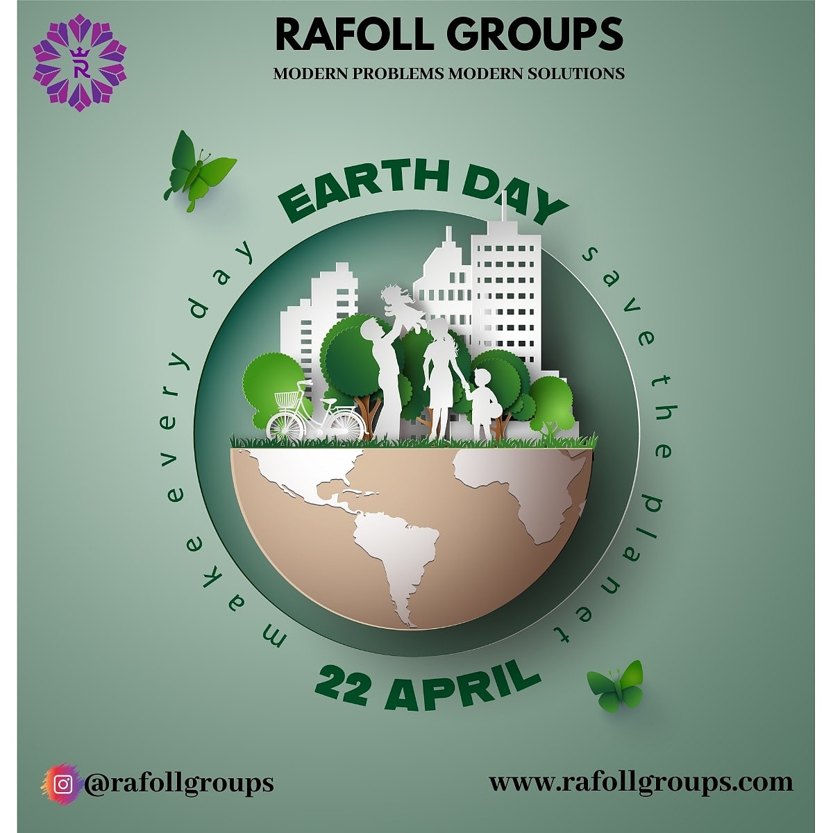 RafollGroups's tweet photo. Happy Earth Day 2021 https://t.co/6RicMxyCc0