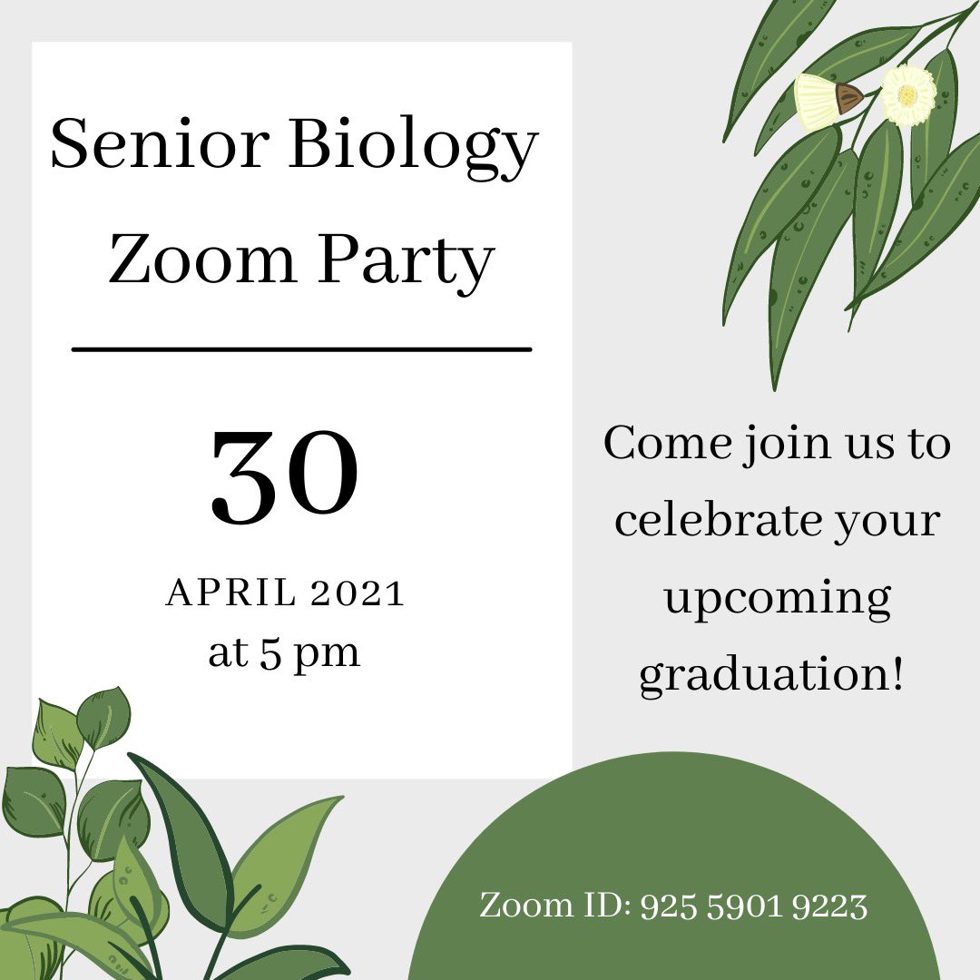 Attention Seniors! Come and join us in celebrating your upcoming graduation! All details in flyers. We hope to see you there! 🎉🎊