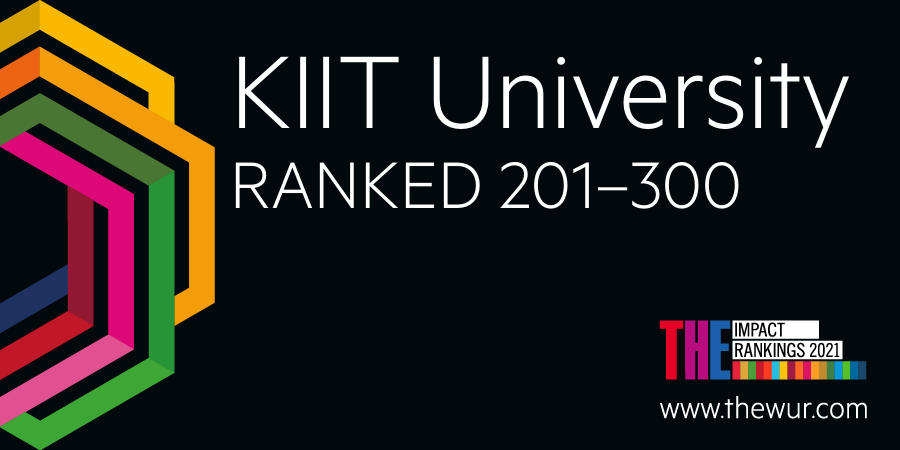 sasmita1samanta's tweet photo. The Kalinga Institute of Industrial Technology (KIIT) Deemed to be University, Bhubaneswar has been ranked 201-300 in the Times Higher Education (THE) Impact Rankings 2021. 
Congratulations to all Students, Staff members and Stakeholders of KIIT ! https://t.co/IkRnCB4Go7