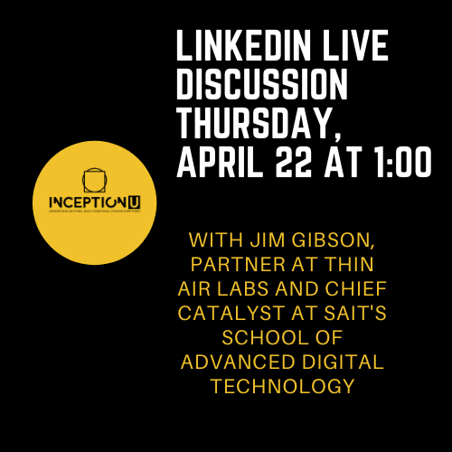 Michymee1's tweet photo. @_InceptionU Looking forward to this discussion. Head on over to LinkedIn! #yyctalent #yyceducation #InceptionU https://t.co/FJtFsR6rdP