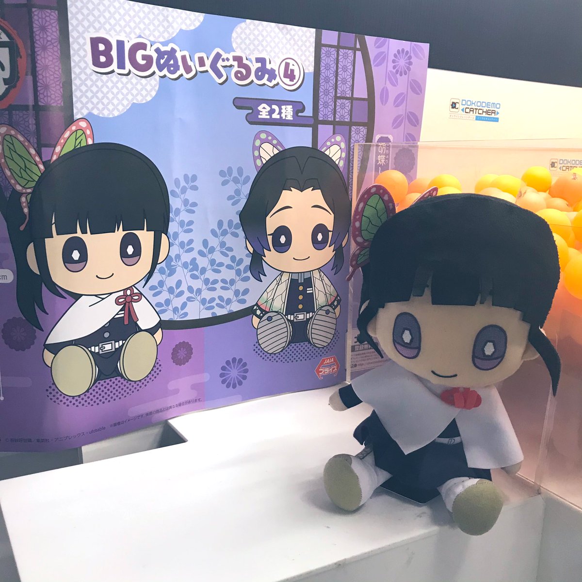Twitter 上的 クレーンゲーム どこでもキャッチャー 公式 景品入荷しました 13 鬼滅の刃 鬼滅の刃 ｂｉｇぬいぐるみ しのぶとカナヲのとっても可愛いぬいぐるみが入荷しました どこでもキャッチャー はこちら T Co Sw4zolb4s5