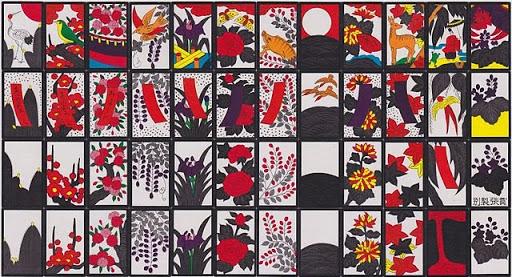 Well let me tell you something as a Korean person who actively plays games with hanafuda cards (GoStop, Ssut-da, Korean games)

They may be considered hanafuda-inspired but I honestly don't see a card that has similar imagery, the only thing similar really is the color palette 