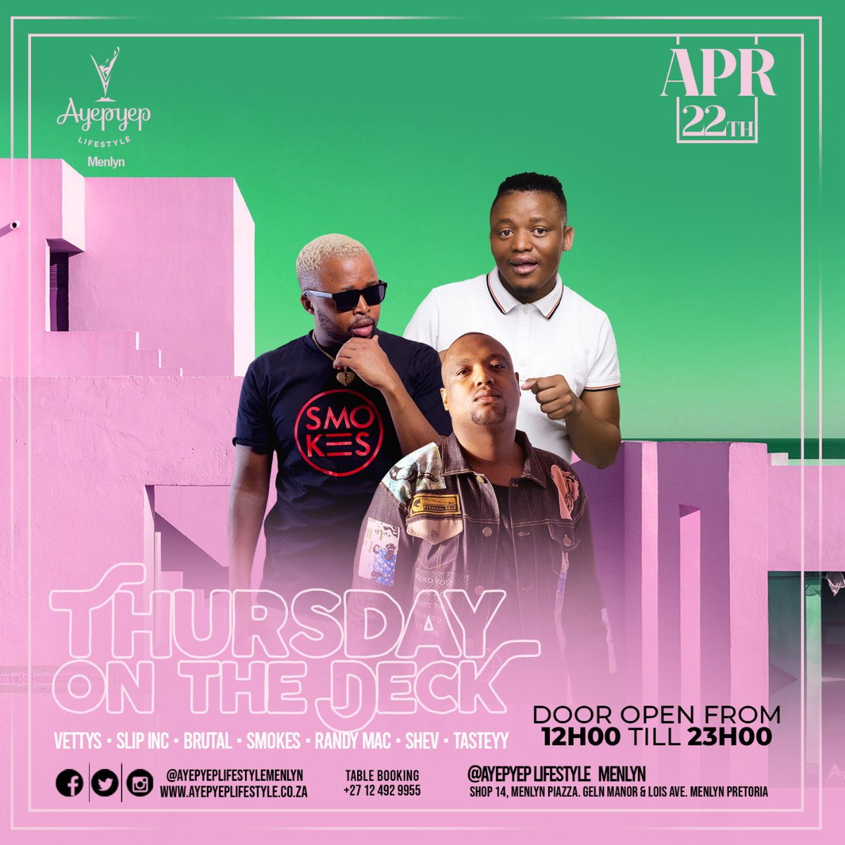 #thusdayOnTheDeck @AyepyepMenlyn 📍📍📍