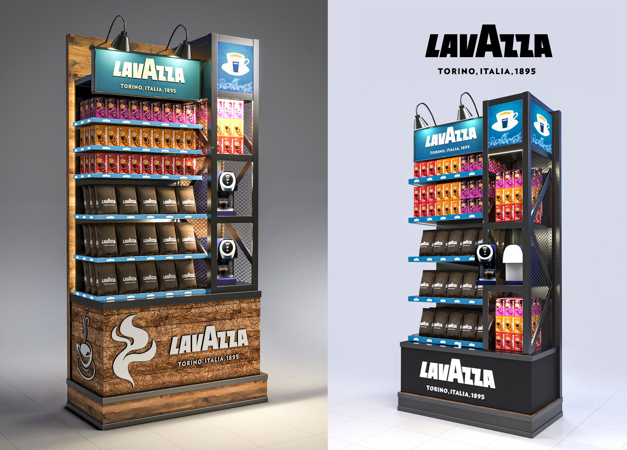 omanad on Twitter "Product Display Lavazza Appealing and striking