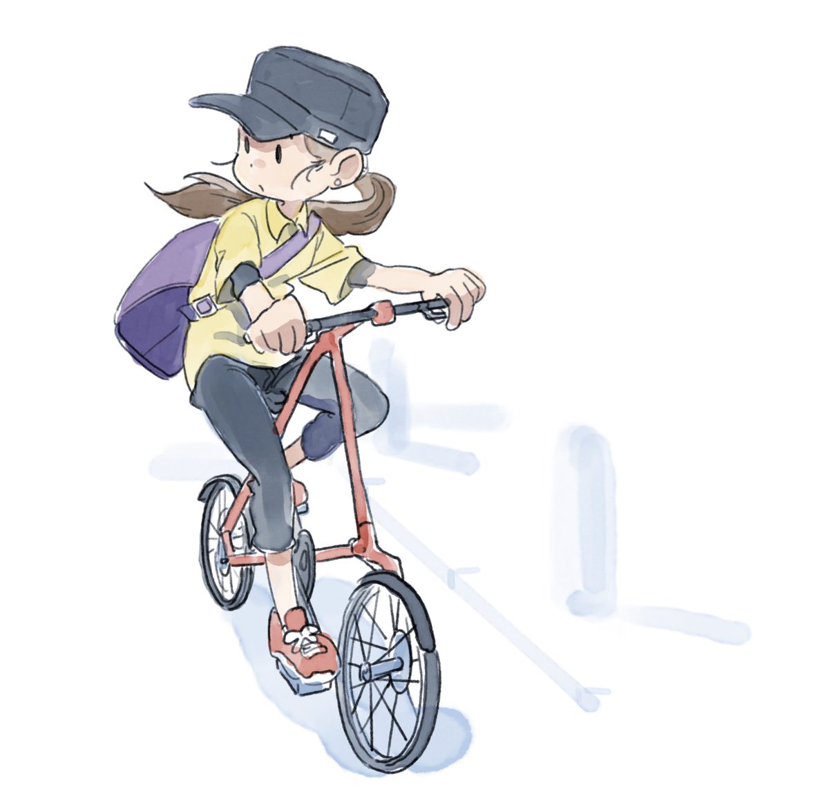 「サイクリング 」|フジワラヨシト|ｲﾗｽﾄﾚｰﾀｰのイラスト