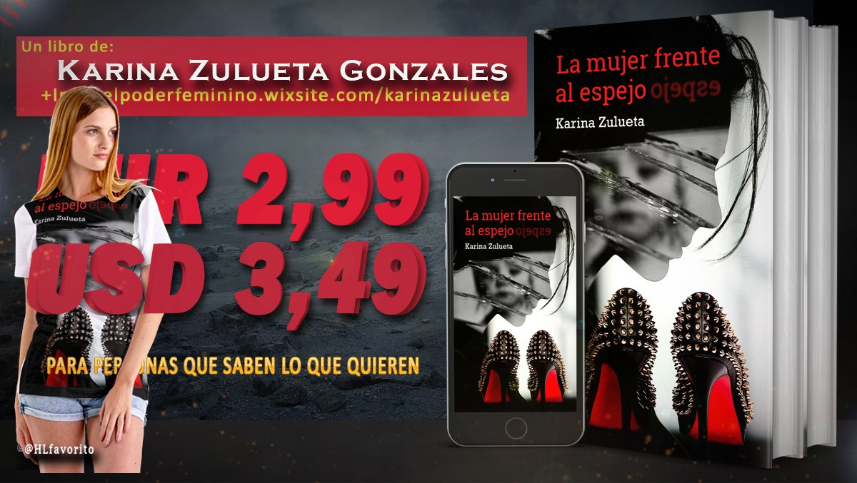 'Una novela bien narrada y con mucho ritmo, una historia de amor, de pasión, de coraje, de entrega, de lucha, de fortaleza, de superación...' -Alexis-

LA MUJER FRENTE AL ESPEJO, de <a href="/karina_zulueta/">Karina Zulueta .'.</a>
eBook: amzn.to/2Kk3z2v
Papel: leer.la/179469871X