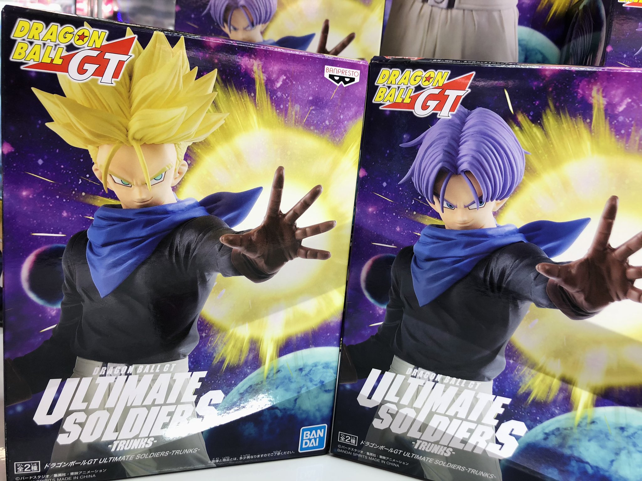 タイトーステーション上野アメ横店 A Twitter プライズ ドラゴンボールgt Ultimate Soldiers Trunks ドラゴンボールよりトランクスのフィギュアが入荷しました 2バージョンございます 是非ご覧ください ドラゴンボールgt タイステ