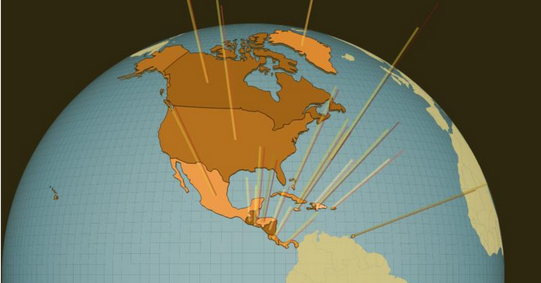 dataonthe_rocks's tweet photo. Part 3 of the 3D Map Objects already? Oh yes... See how Robert Svebeck gives you even more code to import the World Map KML files and project them on a 3D globe, how cool is that! Check it out here: https://t.co/aGLve5aOQu https://t.co/sQ10cJfoSs
