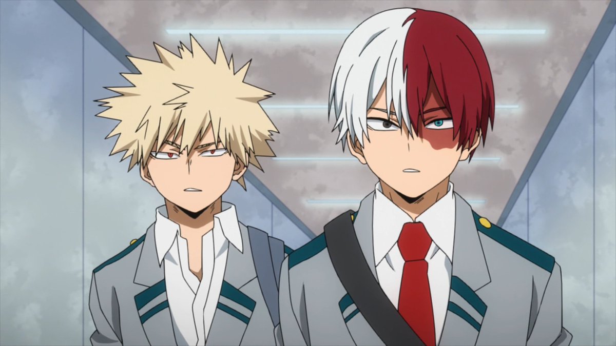 Todoroki and Bakugo