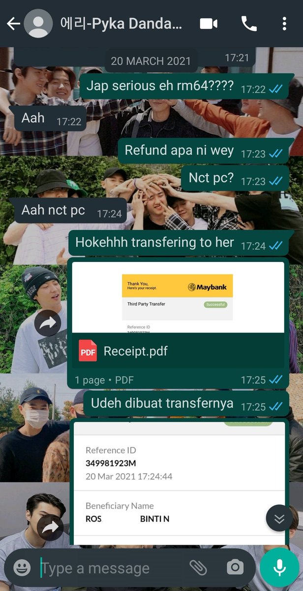 So as i mentioned in the 3rd pic, i did personally dm that buyer (let& #39;s name her buyer 1) myself. After my chaotic dm w/ buyer 1 to convince her to cancel the refund, we ended up proceeding with the refund anyway. RIGHT AFTER THAT, I HAD TO REFUND TO ANOTHER BUYER WORTH RM110?!?!