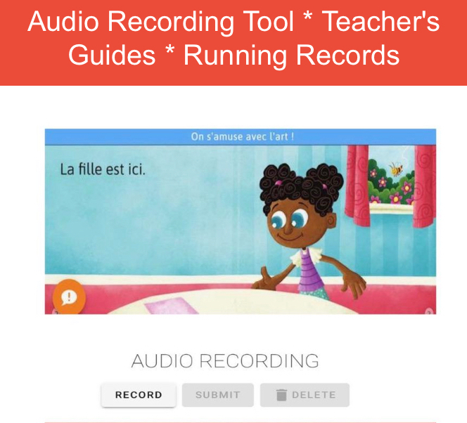 Ideal for remote &amp; in-person teaching, the new Je lis! Audio Recording Tool has now been added to your current licence! Recording tool enables students to record their voices reading texts aloud, in-class/from home, allowing for easy, physically-distanced evaluation!