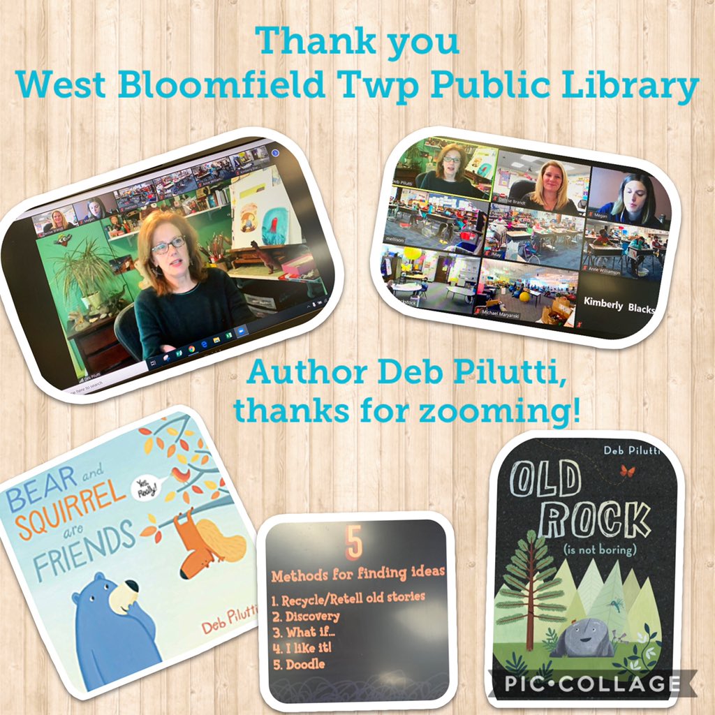 Bringing authors to <a href="/LonePineSchool/">Lone Pine Elementary</a> is so much fun! Different this year but a great way to connect readers and writers! Thank you <a href="/westbloomlib/">West Bloomfield Library</a> and Deb Pilutti @dpilutti <a href="/bhschools/">Bloomfield Hills Schools</a> @michiganmame #MiSchoolLibrary