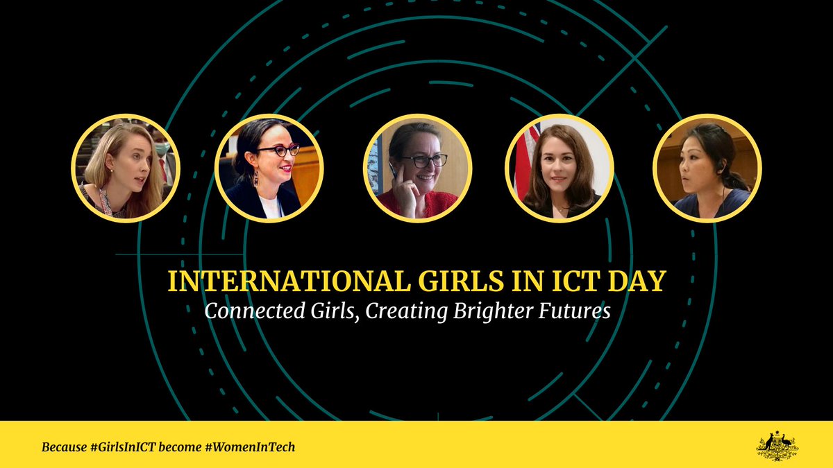 Ten years ago today we began celebrating International Girls In ICT Day. While we've come a long way, we still have work to do to bridge the digital divide.More  #GirlsinICT means more  #WomenInTech.A few  @dfat women tell us why girls’ participation matters [a thread] 