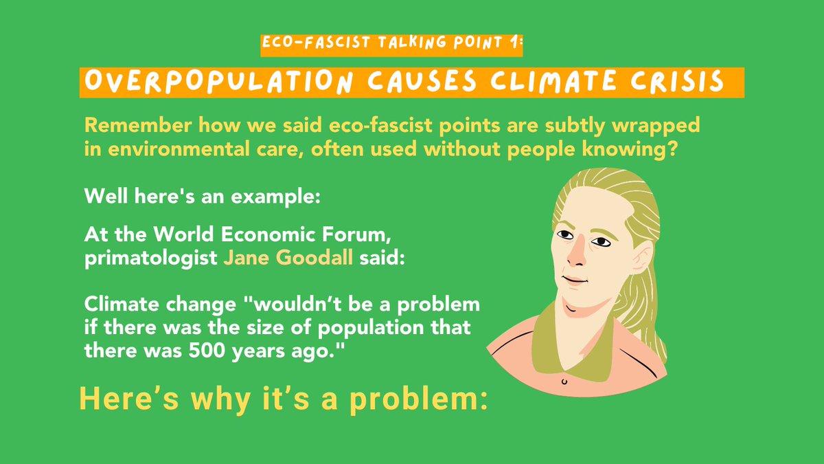 Eco-fascist talking point 1 to challenge:"Overpopulation causes climate crisis"It does not.