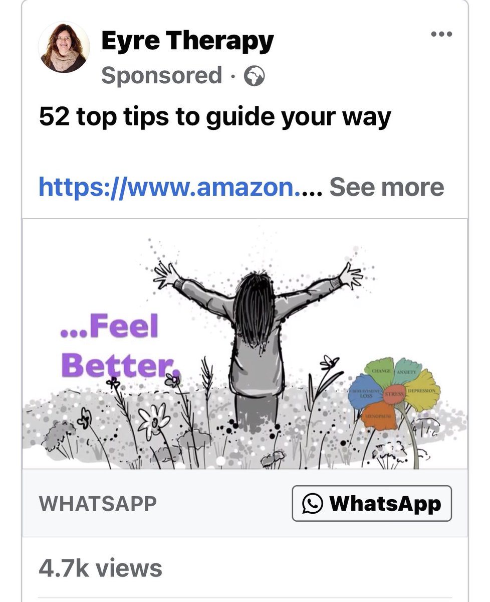 How are you today? 
Need some support? 
This book can help 

amazon.co.uk/dp/B08TW5FP1T

#eyretherapy #changeyourmindset
#MentalHealthMatters #anxiety 
#books 
#samaritans