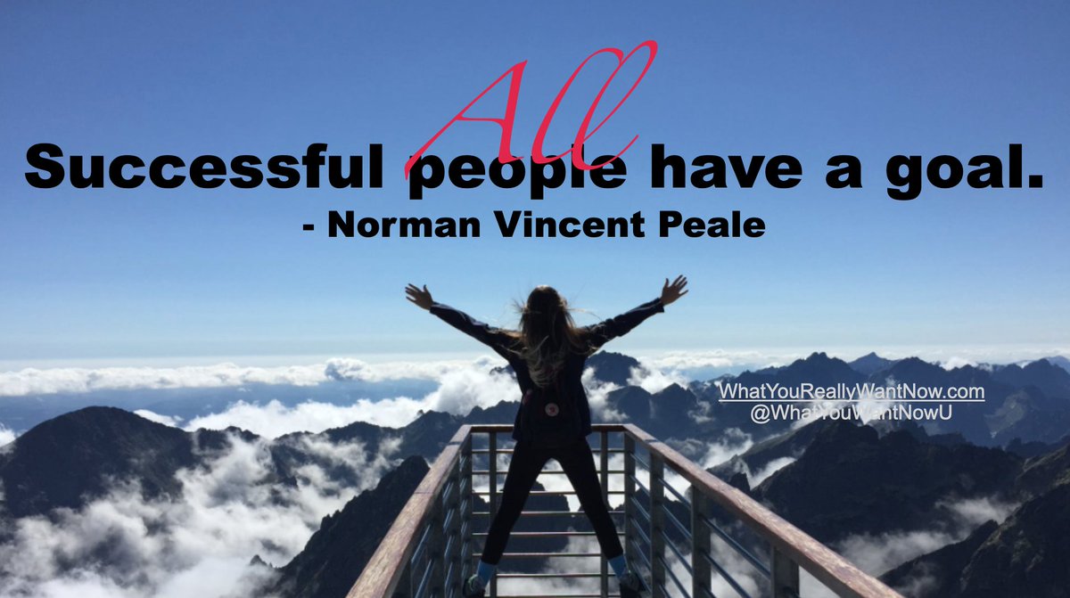 Successful people ALL have a goal. What's yours? #SuccessTRAIN #ThinkBIGSundayWithMarsha #FamilyTRAin #WhatYouReallyWantNow #PersonalDevlopment @1228erin @BethFratesMD @loveGoldenHeart @HOLLYJBIRD @iamjohn___ @KariJoys @RedMajid @kamaleshsharma2 @rainiemainie @Dianne__LadyD