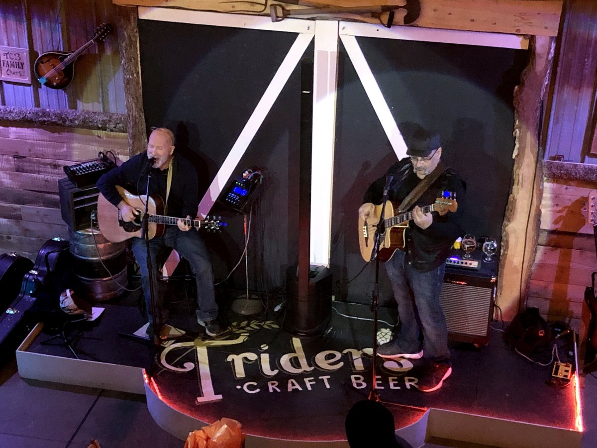 The Brew Boys are back! Tomorrow 7 - 10, $5 cover! See you for live music at Trider's Craft Beer!