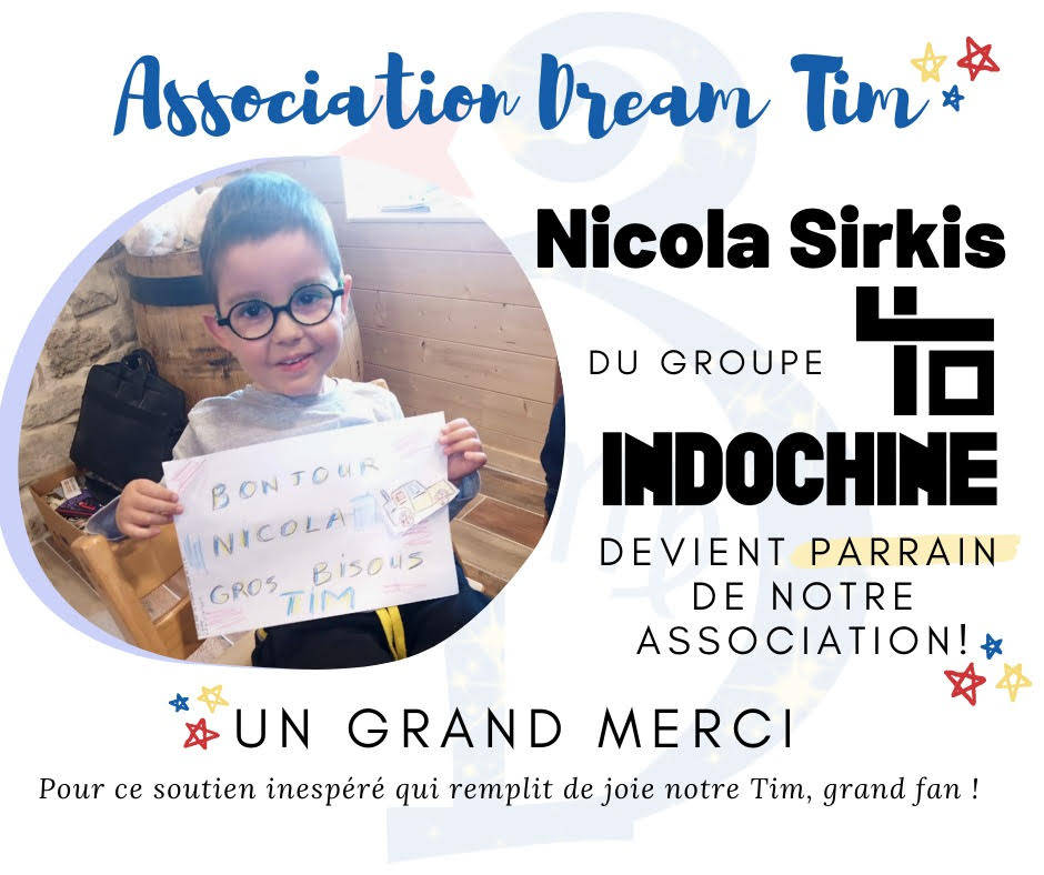 indochinetwitt's tweet photo. Nicola est le parrain de ‘Dream Tim’ (@AssociationTim), association créée pour soutenir Tim, 5 ans, atteint d’un cancer cérébral, dont le but est de sensibiliser aux cancers pédiatriques et aux dons de vie (sang, plasma, plaquettes...).

> En savoir plus : https://t.co/T9ac1PANH8 https://t.co/f0eh3WzPb0
