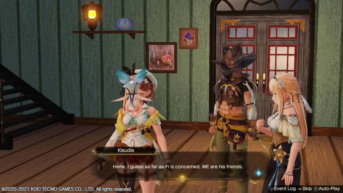 The hot take of the day is that   #AtelierRyza2 is a game focused on the value of friendship instead of the whole fanservice argument. Yeah Ryza& #39;s got them thighs and wet default outfit when it rains, but the underrated "Power of Friendship" trope is stronger than that