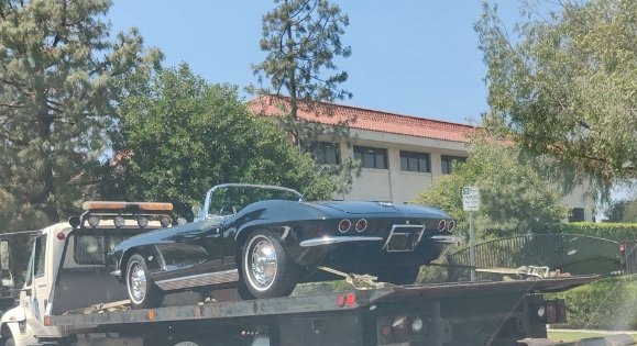 SanChevalier's tweet photo. A little sad to see this baby leaving WB for a mystery location, without its develish plates. So long #Devilcar #lucifer 💔😢😈 https://t.co/J1OLJJRot2