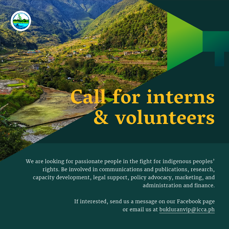 ICCAPH's tweet photo. This Earth Day, we open an opportunity for those who are interested in joining us in serving our nature's frontliners, the indigenous peoples.
Together, let us work with indigenous communities and fight for indigenous peoples' rights!
#EarthDay #ICCAPH #Internship #Volunteer https://t.co/L4491amDWm