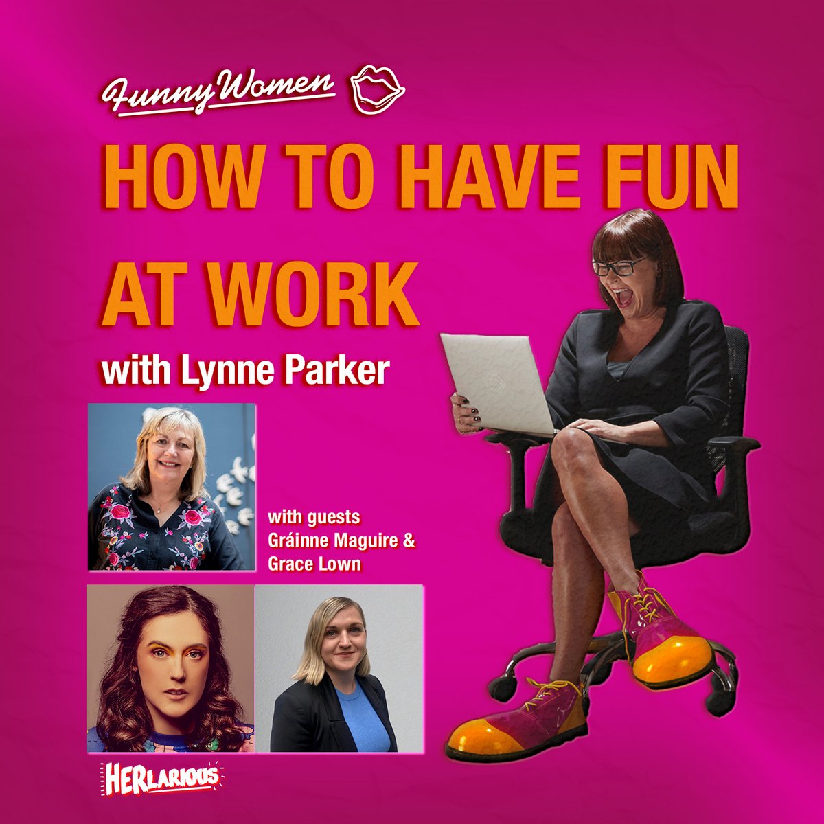 Really lovely new episode of <a href="/funnywomen/">Funny Women</a> #HERlarious HOW TO HAVE FUN AT WORK #HTWFAW podcast drops today discussing intelligence and sandpits in the workplace with <a href="/grizzo/">Grace Lown</a> of @KantarPublic and <a href="/GrainneMaguire/">Gráinne Maguire</a>. Check it out here: podcasts.apple.com/gb/podcast/int…