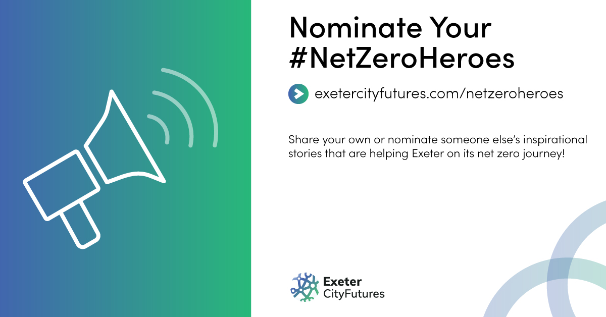 ExeterCollege's tweet image. 🌍 Today as part of #EarthDay, @ExeCityFutures launch their new initiative #NetZeroHeroes 

They plan to celebrate local individuals who are taking action on the climate and helping to deliver the city’s #NetZeroExeter 2030 Plan! 💚

#Exeter #EarthDay2021 #ClimateAction #EarthDay