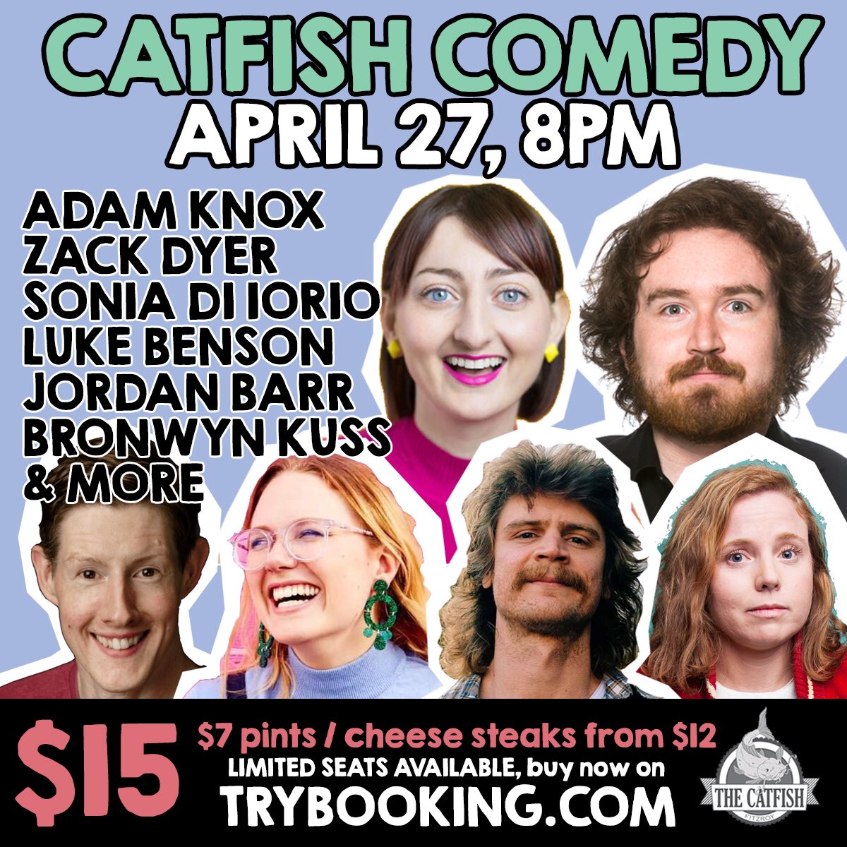 Lovely show on Tuesday! Comedy Festival is over but the show rages on! More crushers this week PLUS the return of $7 pints.

trybooking.com/BMLMM 💖