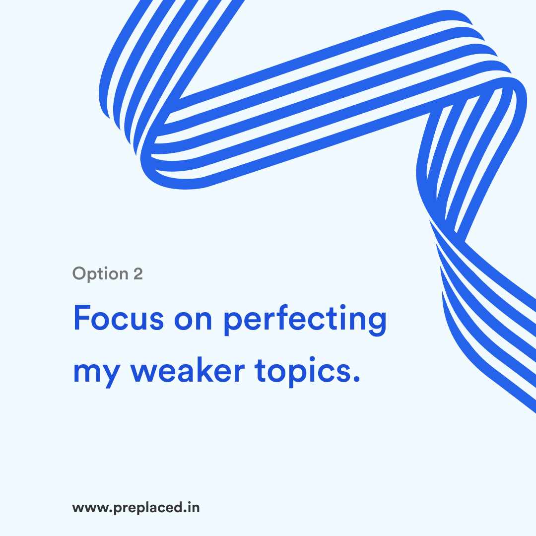 preplaced_in's tweet photo. Is there a good way to approach an interview coming in a few weeks?

Let’s find out. Let’s see what most people do when an interview is on their heads. Choose an option from the list. Share your answers.

#Preplaced #poll #interviewpreparation https://t.co/i2ifgkgZeq