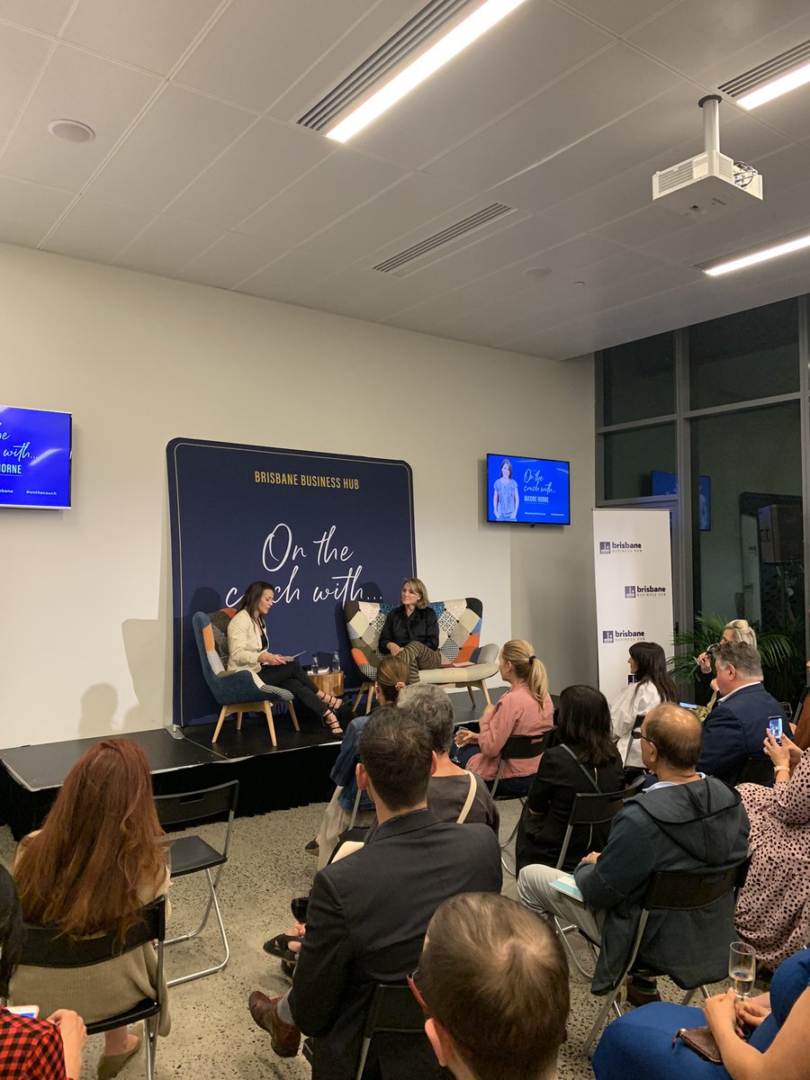 Leading Brisbane businesswoman Maxine Horne is On the couch in the BBH tonight to share her business journey and learnings.  #businessinbrisbane  #onthecouch