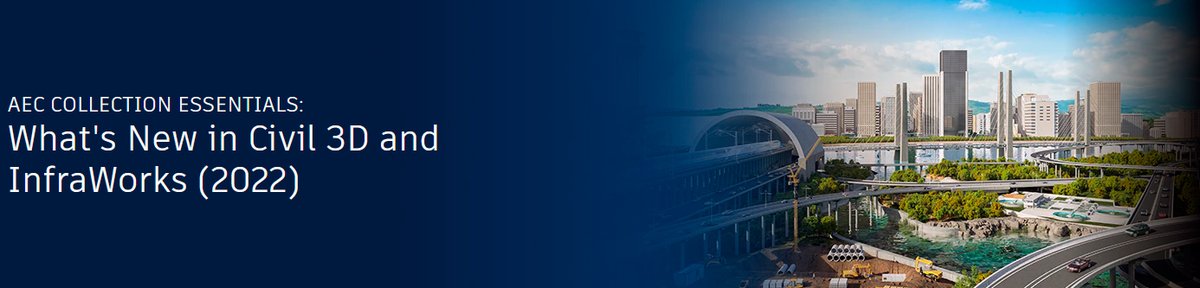 DEL_EST's tweet image. AEC COLLECTION ESSENTIALS:
What's New in Civil 3D and InfraWorks (2022)
Live Webinar
April 27, 2021 at 10am PT / 1pm ET (1 hour)
autodesk.com/webinars/aec/a…