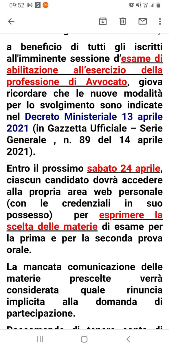 InfoSarg's tweet image. #avvocati #esamedistato21