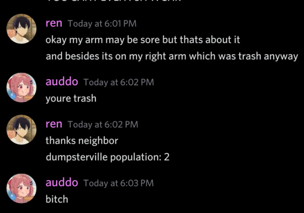 audrey: i only play anime gamesjustino: phasmo is not an anime gameaudrey: oh fuck you& #39;re right