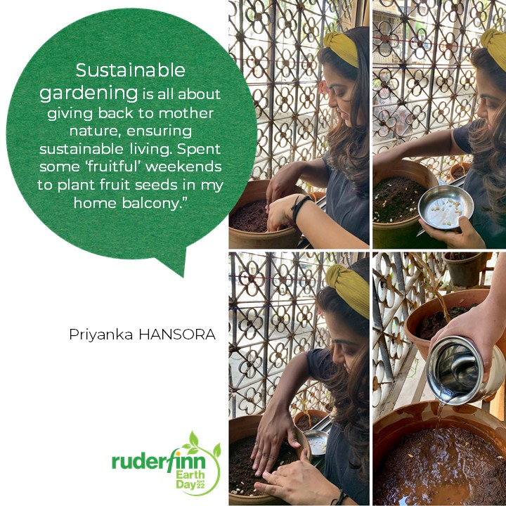 RuderFinnIndia's tweet photo. Take a look at how #RFers are taking proactive sustainable steps towards the environment this #EarthDay2021
#RFTogether #LifeAtRF #EarthDayAtRF #earthoutdoors
#environmentallyfriendly
#environmentallyconscious #sustainableindia #sustainableawareness #environmentalart #saveearth https://t.co/0LIF43WrPW