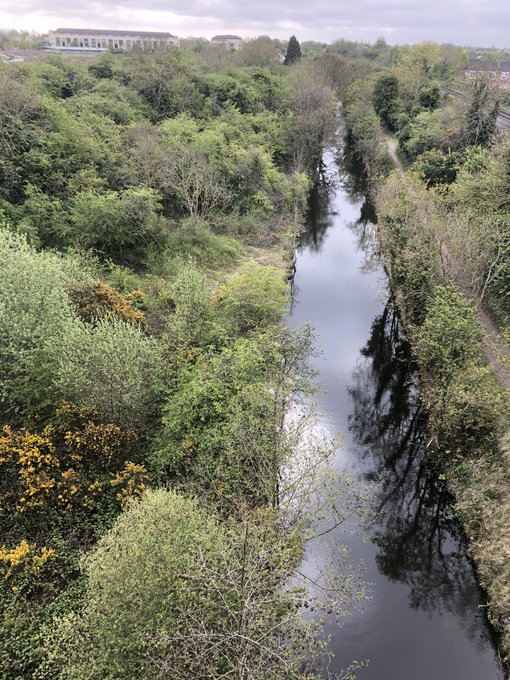 jdmccafferty's tweet photo. This day last year in Lockdown:
At the round 2kmโs imagined corner earlier this morning - โDeep sinkingโ on the Royal Canal #Dublin from above at the #Diswellstown Road https://t.co/bUptoUKp5R