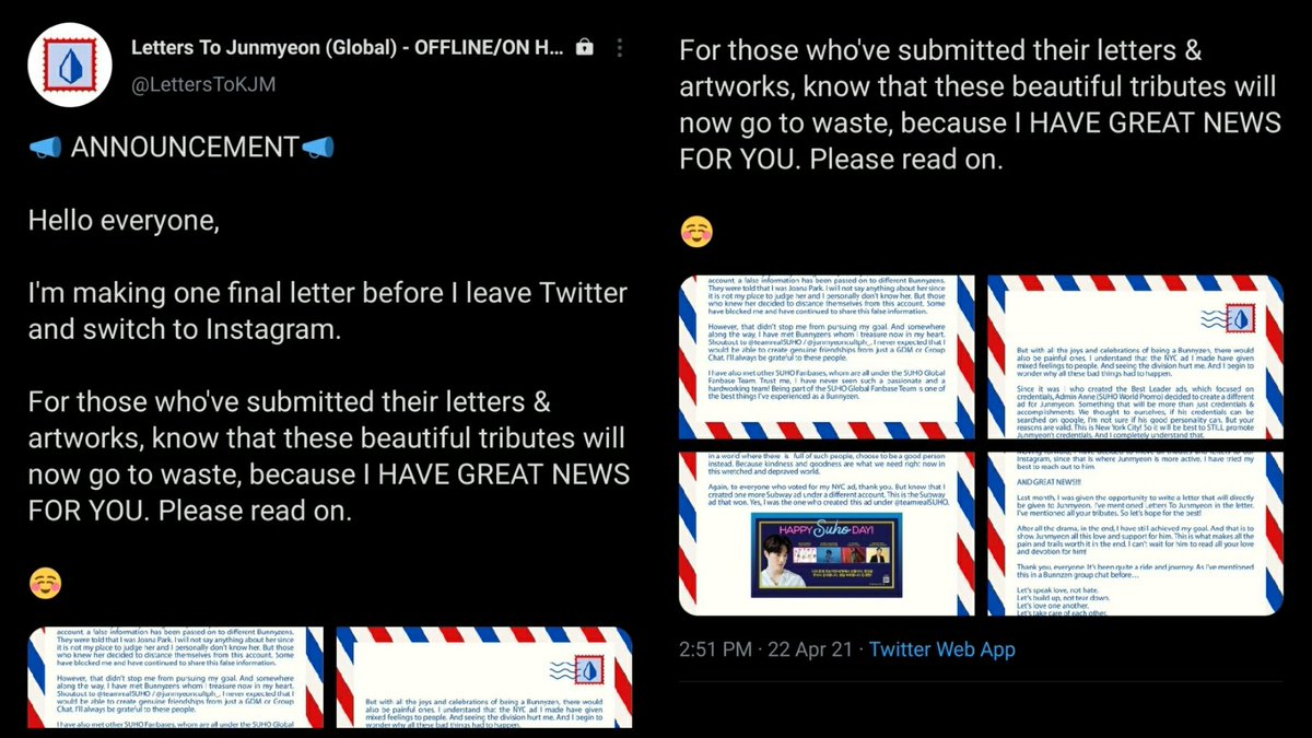 Reposting on behalf of  @LettersToKJM. Sent April 22, 2021; 2:51 PM, Philippine TimeThe attached photos are in the next tweet.