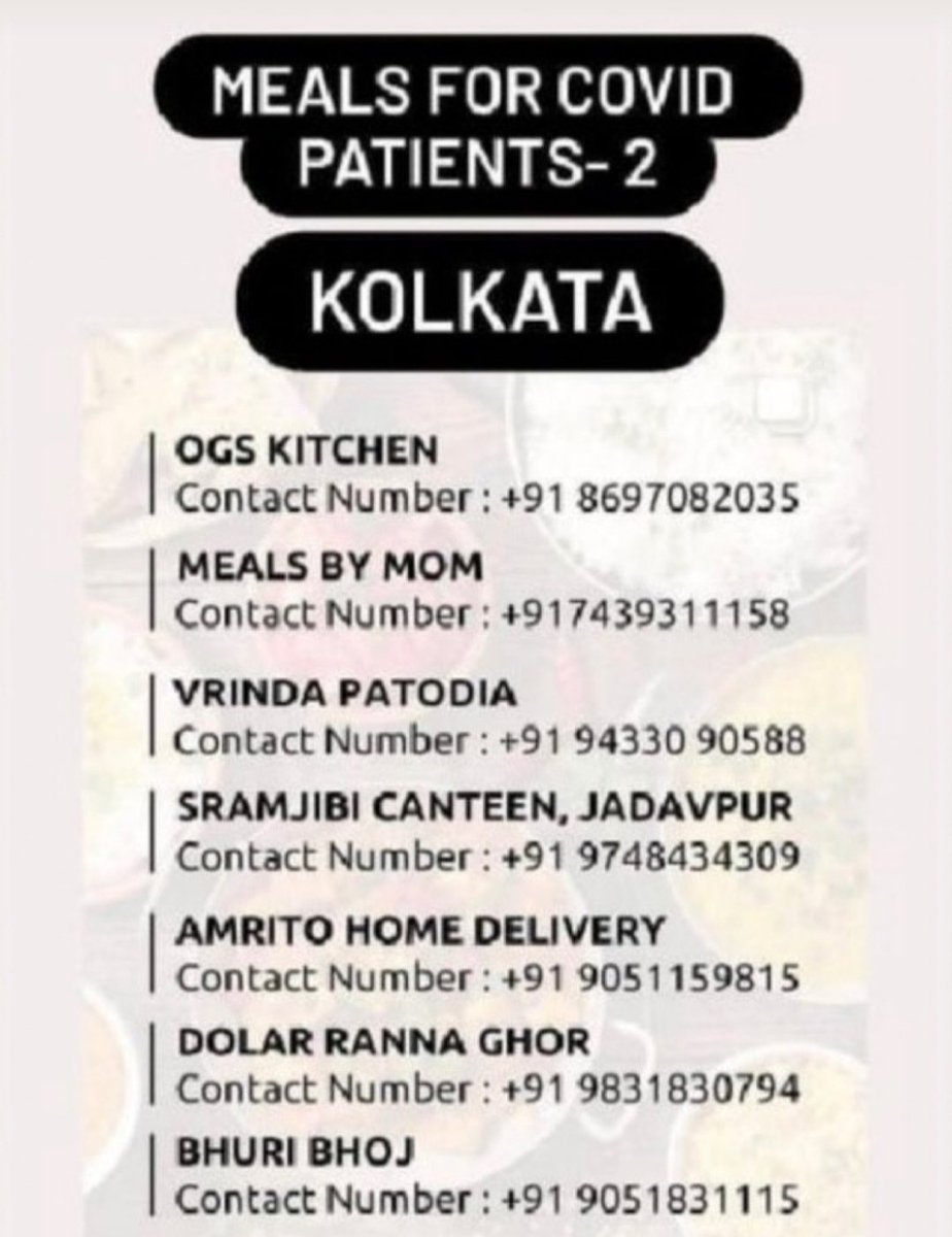 meals for covid patients #KolkataCovidCare