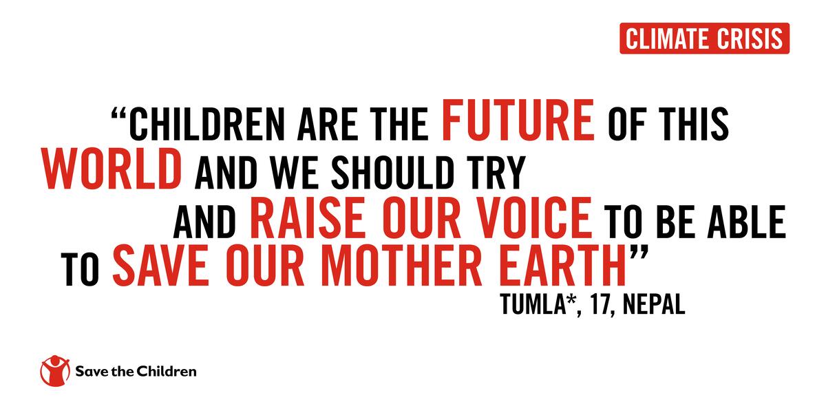 SaveChildrenDE's tweet image. Die Stimmen der jetzt schon von der #Klimakrise betroffenen Kinder und Familien gehören ins Zentrum jeder Diskussion! 
📢 🌍 🧒🏻 👩🏿‍🦱 👩🏾‍🦲 👱🏼‍♀️ 👩‍🦰 👦🏻 👩🏻 👨🏿‍🦱 

#TagderErde
#EarthDay