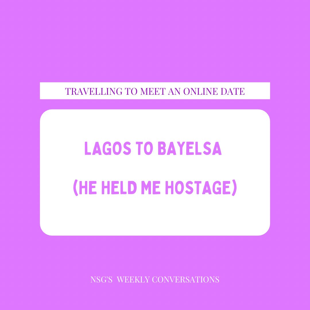 Travelling to meet a blind date from Lagos to Bayelsa