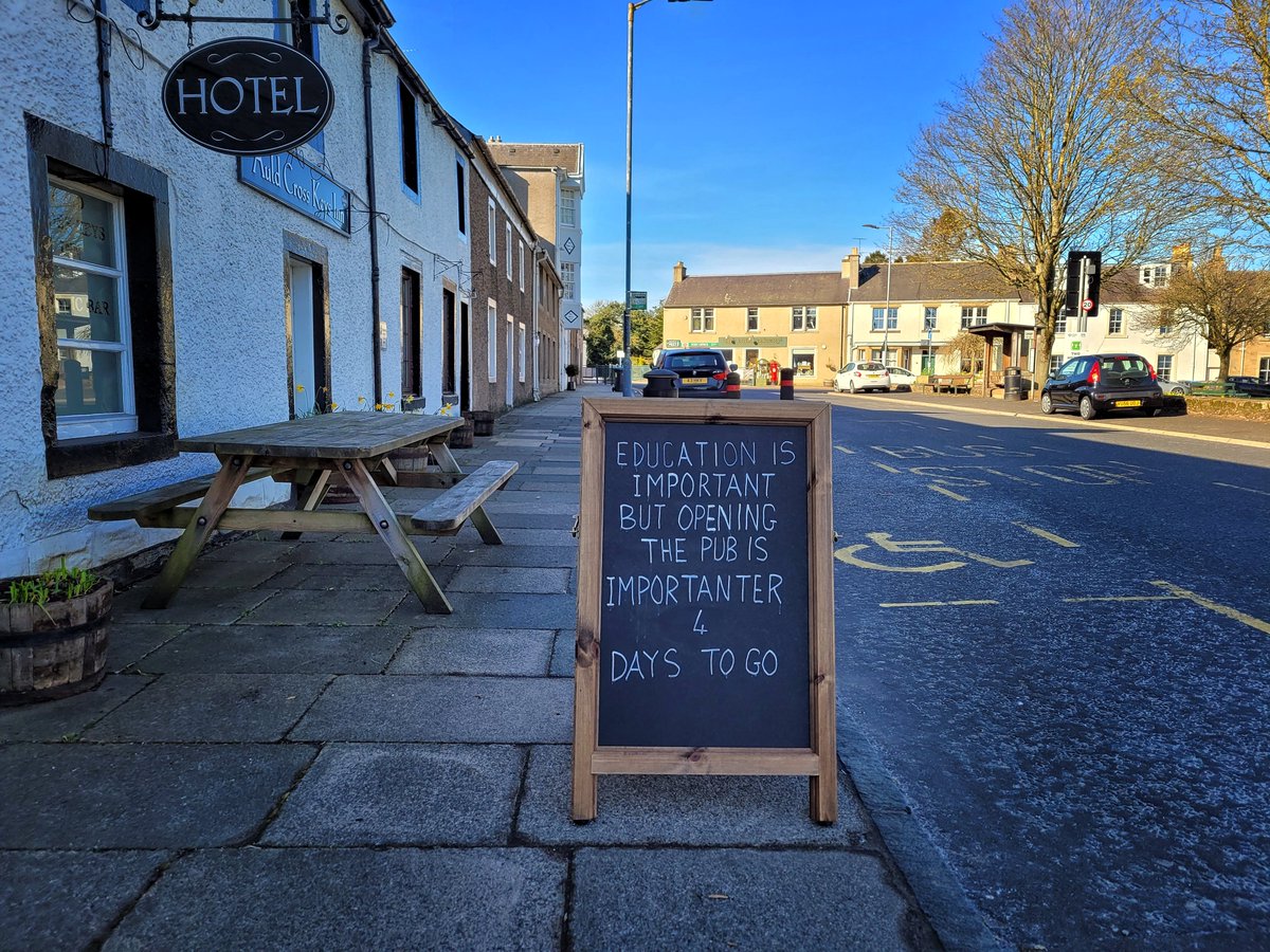 Good Morning from Denholm Village ~ it's a beautiful Spring day and restrictions are easing soon #staysafe #villagelife ☀️