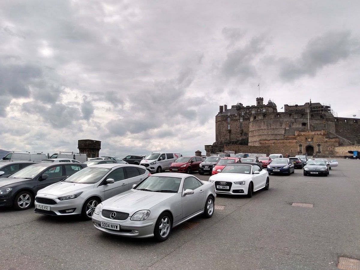 Edinburgh Castle has been one of my daily-walk destinations during lockdown. It's been quiet and empty for ten months but that seems to be changing. Unfortunately and feels like it's turning into a (admittedly very picturesque) car park.