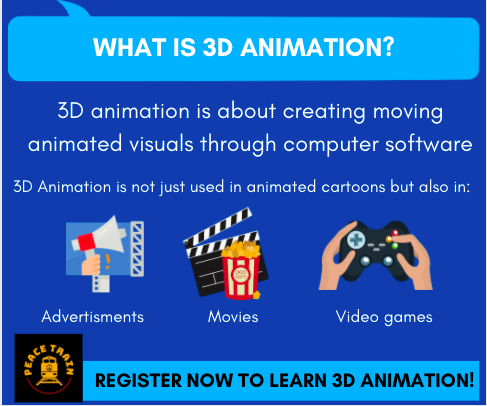 MeetPeaceTrain's tweet photo. 3D Animation is a valued skill used in many different industries. 
REGISTRATIONS OPEN NOW: https://t.co/7tD6dakCDZ
#3DAnimation #PeaceTrain #Learn3DAnimation https://t.co/jh828RHQCr