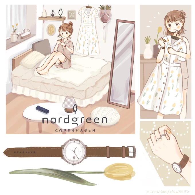 花柄気分?#Nordgreen #ノードグリーン #PR 