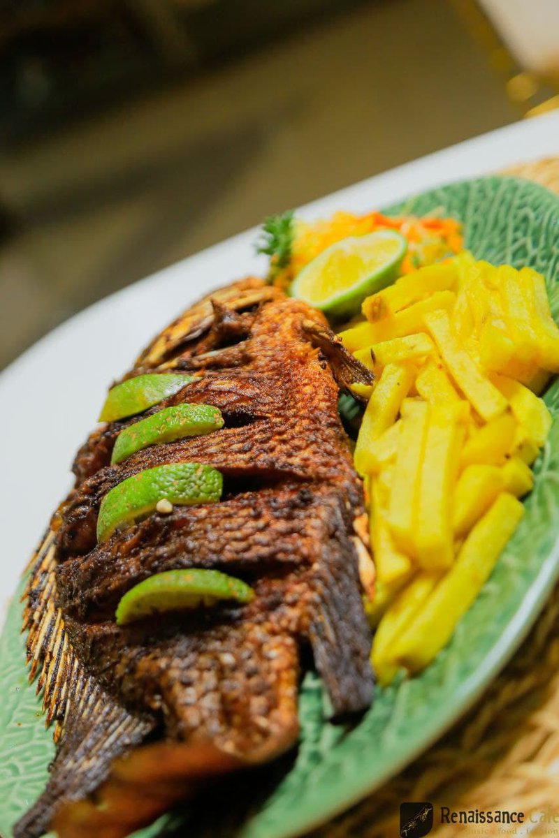 DerrickMayamba's tweet photo. Just an amazing lunch meal to boost someone's working spirit. #RenaissanceCafeUg https://t.co/iw5GZHxQeh