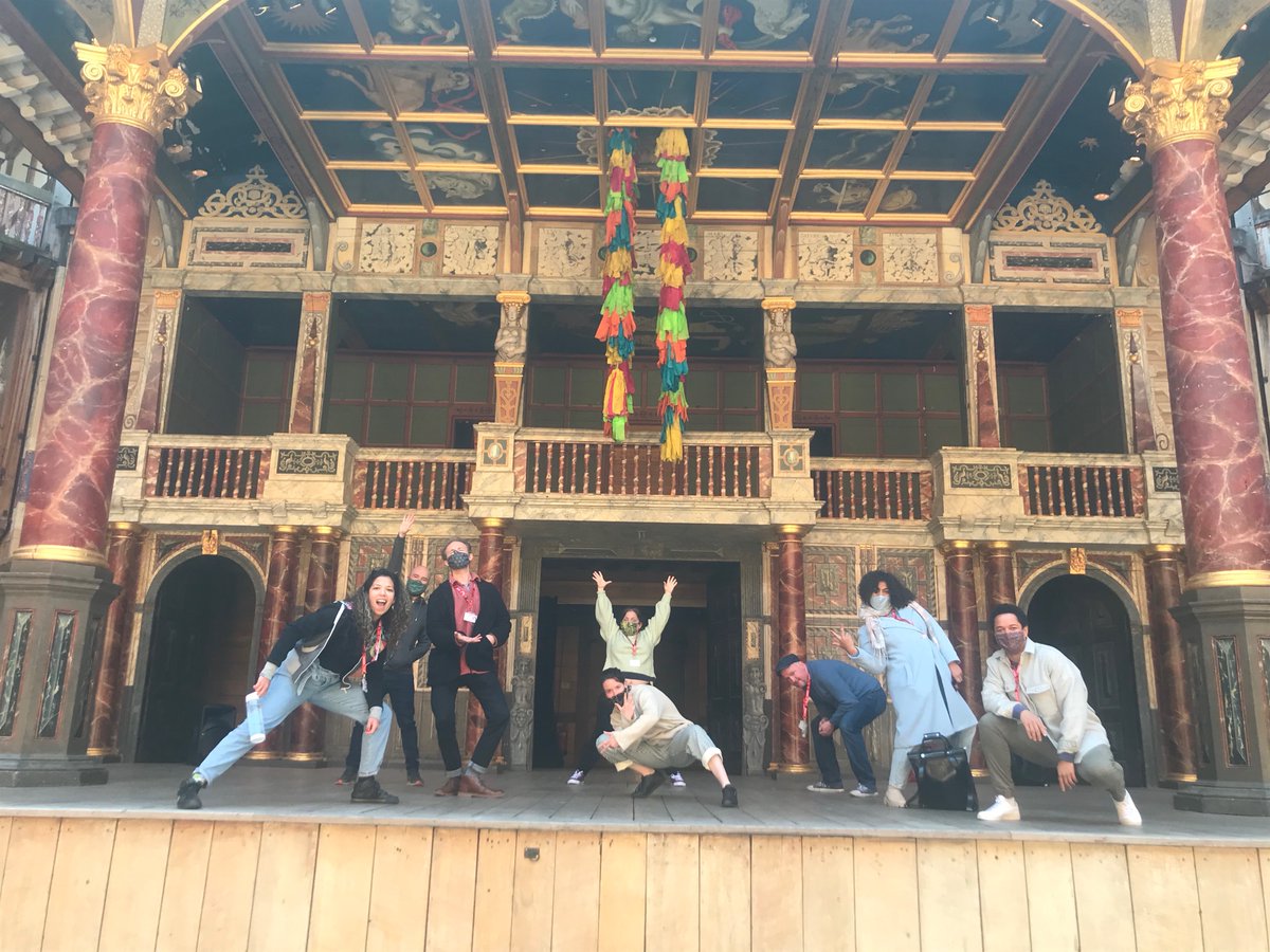 VanStanTheMan's tweet image. "The readiness is all" So thankful to be back @The_Globe  rehearsing for the Summer Season. Keeping 2 metres apart means more room for extreme poses! Look at this happy lot... @SaraLessore @MarkDesebrock @TomChapman_ @ksecombe @ErnestEmma Colm Gormley @CherryCrich @stephenson_LTD