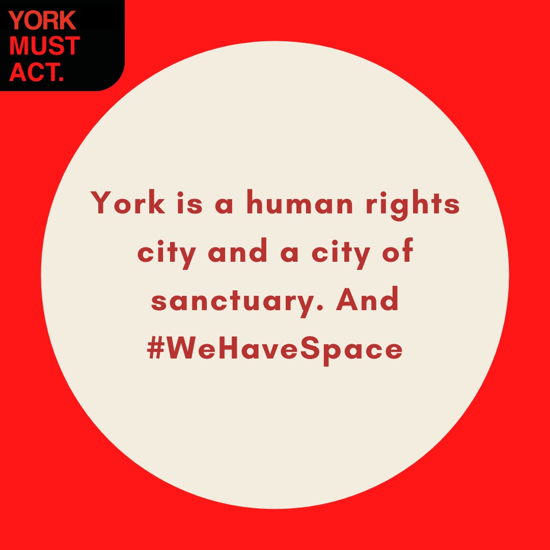 💡 Don't forget to email your councillor to tell them you support the relocation of asylum seekers on the Aegean Islands to York!

Template email here:
bit.ly/3fKAIRZ

Click the images for more info ⬇️

#YorkMustAct #WeHaveSpace