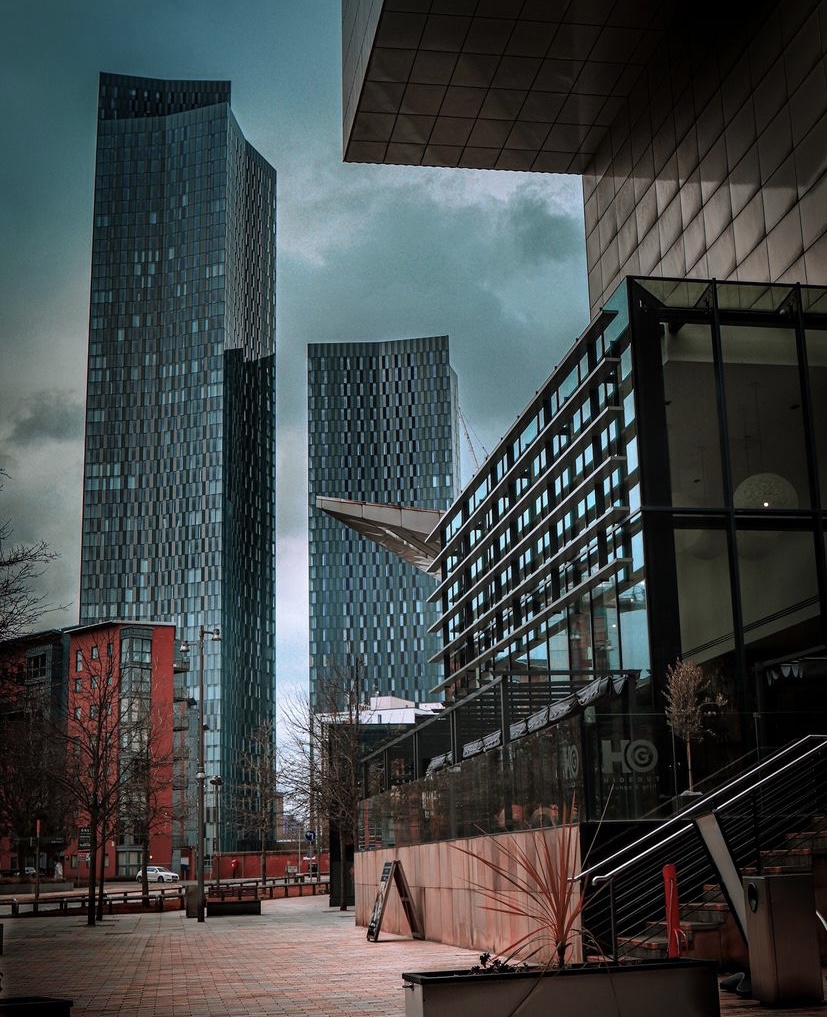 firststreetmcr's tweet photo. Incredible shot of First Street by mancs_photography 😍 

We are loving welcoming people back to our neighbourhood! The buzz of people enjoying our outside vendors is so heart-warming #Manchester https://t.co/T9pU7ujpdd