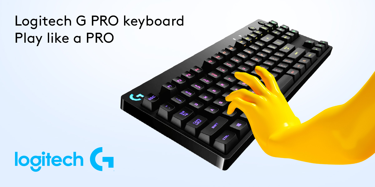 ⌨️<a href="/LogitechGesport/">Logitech G esports</a>  PRO keyboard fits perfectly to everyone who's playing like a PRO. It has a compact format, good tactile feedback, and satisfying clicks. Its compact size will help you fully perform your gaming talents and mouse control skills. #PlaylikeaPRO #LogitechG